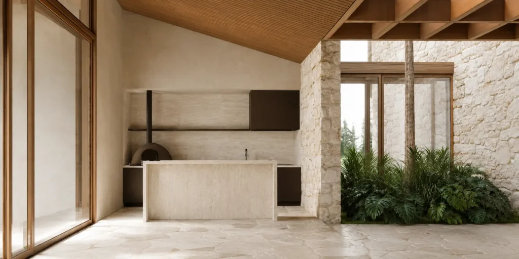 Área Gourmet da Casa Pitombas - Projeto de Fernanda Marques Arquitetura